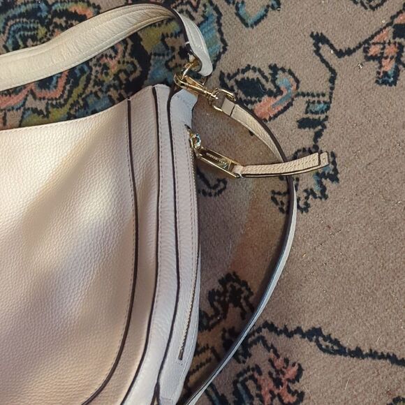 OYSTER  Michael Kors Julia Convertible oyster Leather Shoulder Bag - Picture 11 of 12